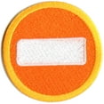 thumbnail image 2 of Subtraction Merit Badge Embroidered Iron-on Patch, 2 of 3