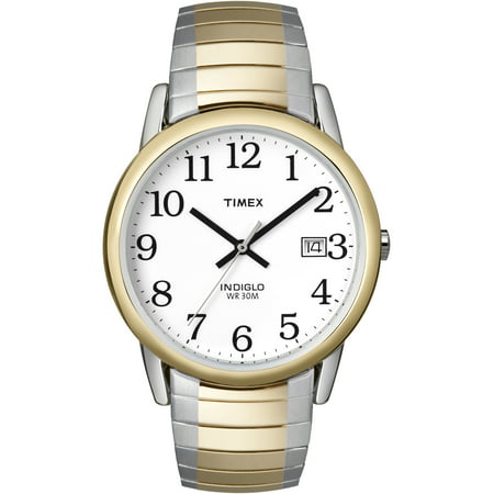 Timex Men's Easy Reader Two-Tone Stainless Steel Expansion Band