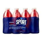 Great Value Sports Hydration Drink, Fruit Punch, 20 fl oz, 8 Bottles