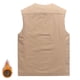 thumbnail image 4 of 8XL Wintter polar cálido chalecos para hombres chalecos térmicos chaquetas sin mangas chalecos rompevientos chalecos casuales ropa para hombres, 4 of 4