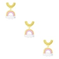 thumbnail image 3 of Inteprter Cepillo de para niños en forma de U de silicona Boca completa Cepillo de para bebés de doble cara Limpieza manual de la lengua Type1 NO1 Inteprter CBP186573, 3 of 6