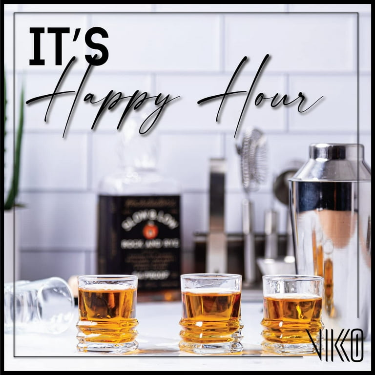 Vikko 1 Ounce Shot Glasses: Set of 6 Small Liquor and Spirit Glasses -  Durable Tequila Bar Glasses F…See more Vikko 1 Ounce Shot Glasses: Set of 6