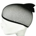 thumbnail image 2 of Skymirror Women Elastic Nylon Wig Cap Open End Black Mesh Liner Short Fishnet Hair Net, 2 of 2