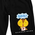 thumbnail image 2 of Summer Wars Kari Kenji Men's Black Lounge Shorts-Small, 2 of 5