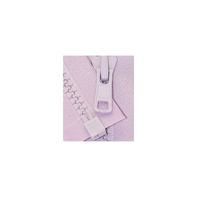 15 inch Vislon Zipper ~ YKK #5 Molded Plastic ~ Separating - 552 Light Lilac (1 Zippers/ Pack)