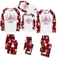 thumbnail image 6 of Christmas Shirts for Women Matching Family Outfits Men polyester Suits Christmas Men Plaid Printed Blouse and Pants Family Matching Pajamas Set, 6 of 9
