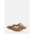thumbnail image 2 of Time and Tru Women's Ornament Thong Sandals, 2 of 6