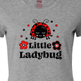 thumbnail image 4 of Inktastic Little Ladybug with Flowers Women's T-Shirt, 4 of 5