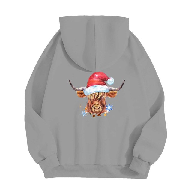VBARHMQRT Vintage Hoodies Men's Expl Osive Christmas Collection Hooded Sport Sweatshirt