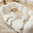 thumbnail image 6 of Dog Beds for Extra Large Medium Dogs, 51” Pets Sofa Support up to 130 lbs Beige, 6 of 6