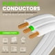 thumbnail image 4 of Cable de extensión GearIt 360, enchufe plano giratorio, 3 salidas, 10 pies, 4 of 8