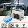 thumbnail image 5 of KFFKFF Ultrasonic Cleaning Device with Programmable Timer & Warming Element, Expert Grade Sonic Jewelry Cleaning Unit, Stainless Steel Heated Cleaning Apparatus for Circuit Boards (6L), 5 of 10