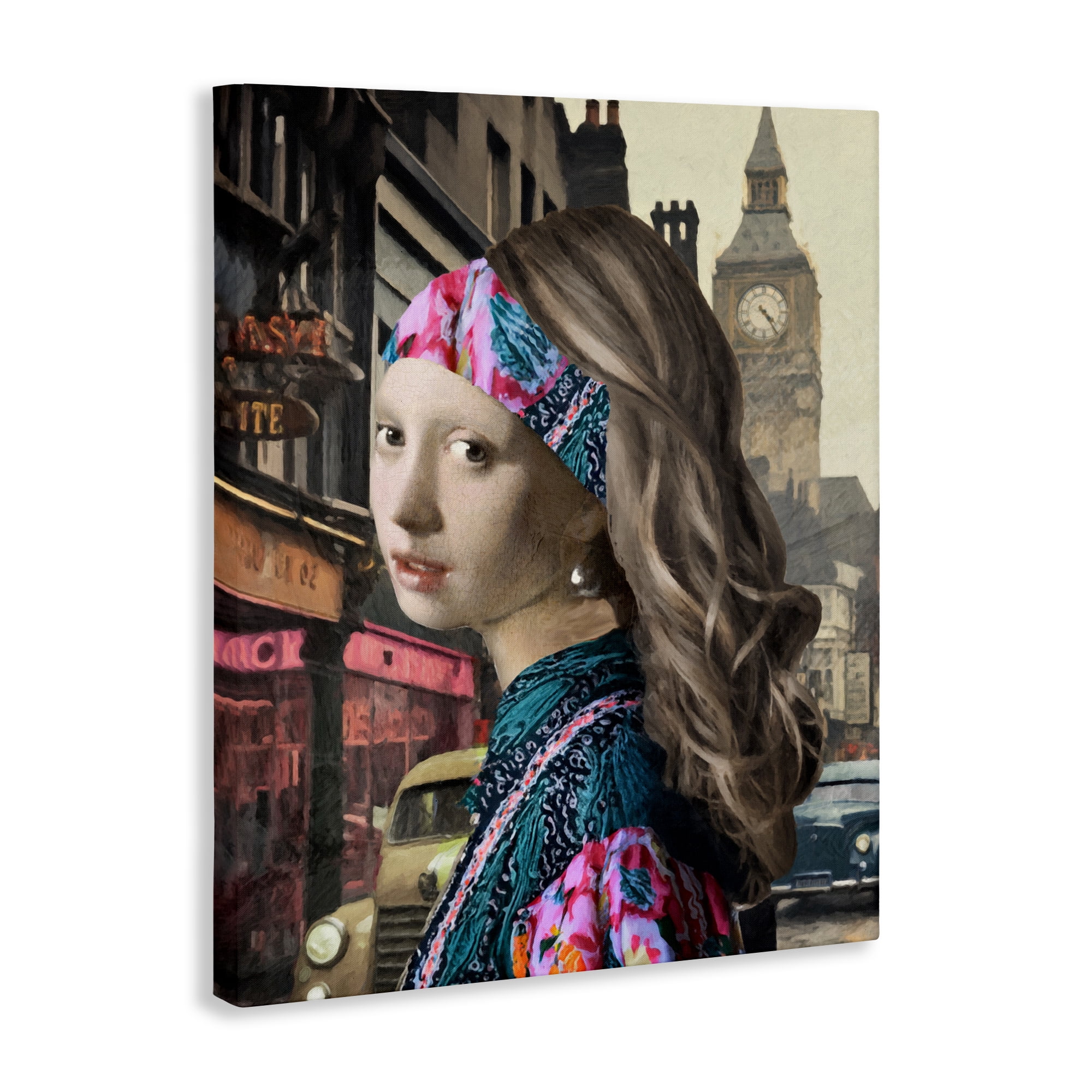 Carnaby Street Remix Painting Canvas Wall Art, design by Sasha
