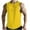 Yellow, variant on Big and Tall Sleeveless Beach Shirts for Men Crewncek Loose Fashion Men Casual Solid Color Fitness Sportswear Round-Neck Tank Top
