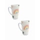 thumbnail image 1 of Duo de taza de cerámica 500 ml. diseño divertido Ponle metas a tu vida, no limites a tus sueños, deja que la vida te sorprenda regalo original, 1 of 6