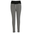 thumbnail image 1 of Pantalones de yoga Levantamiento de glúteos Leggings elásticos de cintura alta para mujer Blanco y negro para entrenamiento, 1 of 8
