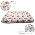 thumbnail image 3 of Owl Pet Bed, Pattern of Animal with Wide Eyes and Round Trees with Polka Dots, Chew Resistant Pad for Dogs and Cats Cushion with Removable Cover, 24" x 39", Cream and Multicolor, by Ambesonne, 3 of 4
