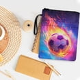 thumbnail image 4 of HELLHERO Book Cover for Teachers, Book Cover Carrying Case, Decorative Design, Reusable for Journals Planners Books Burning Ball, 4 of 8