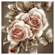 thumbnail image 2 of Cuadros Decorativos Rosa 5D diamante pintura bordado DIY artesanía punto de cruz decoración del hogar (marrón Likrtyny embutido en tela, 2 of 9