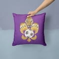 thumbnail image 2 of Carolines Treasures 8477PW1414 Tiger Fleur de lis Soccer Fabric Decorative Pillow , 14Hx14W, multicolor, 2 of 4