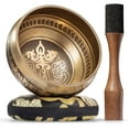 thumbnail image 1 of Tibetan Singing Bowl Set â€“ Authentic Hand-Tuned Sound Bowl for Meditation â€“ Complete Meditation Bowl Kit with Cushion, Mallet & Guide â€“ Perfect Tibetan Bell for Yoga, Relaxation, & Sound Healing, 1 of 4