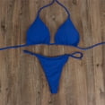 thumbnail image 5 of MKLEKYY Trajes De Baño Dama Women Bandeau Bandage Bikini Set Push-Up Brazilian Swimwear Beachwear Swimsuit, 5 of 5