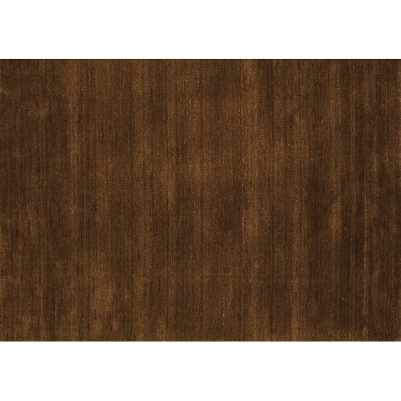 Ahgly Company Indoor Rectangle Abstract Orange Contemporary Area Rugs, 7' x 9'