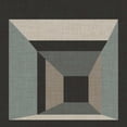 thumbnail image 2 of Vess, June Erica 20x20 Black Ornate Wood Framed with Double Matting Museum Art Print Titled - Geometric Perspective III, 2 of 4
