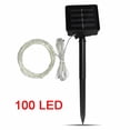 thumbnail image 3 of Injueey Cadena de luz de energía solar a prueba de agua 10m 100 LED Cadena de energía solar Luces de hadas Luz de alambre de cobre para fiesta de Iluminación y accesorios No.1 Injueey HA025651-01, 3 of 6