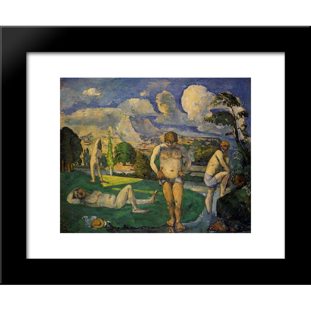Bathers at Rest 20x24 Framed Art Print by Paul Cezanne