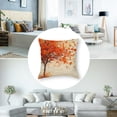 thumbnail image 5 of nygtbtfer Fall Decorations Tree Throw Pillows Cover Set of 2 Thanksgiving Orange Outdoor Pillow Covers Linen Decorative Pillow Case for Home Bedroom Couch Sofa Decor White, 5 of 7
