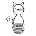 thumbnail image 1 of Macetero de cristal para escritorio, maceta bonita para flores, contenedor con forma de gato, florero hidropónico para plantas al aire libre, jardín, Negro, 1 of 7