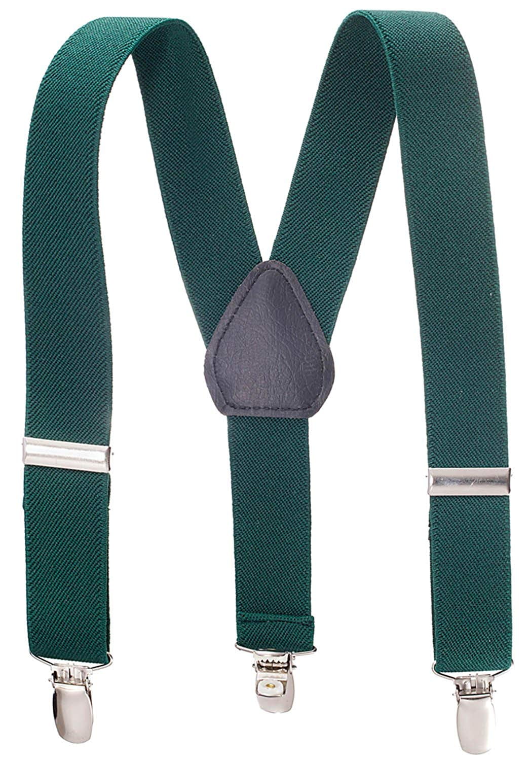 Hold'em Bow Tie Set, Baby Pre-Tied Bow Tie, 1' Suspender for Toddler Kids - Hunter
