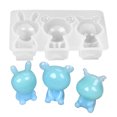 thumbnail image 3 of Molde De Silicona Oso de dibujos animados en 3D, muñeca, molde de silicona, manualidades, llavero, fabricación de colgantes B Ndcxsfigh Libre de BPA, 3 of 4