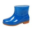 thumbnail image 2 of NexTorq Unisex Rain Boots Ankle Rainshoes Durable Rubber Sole Footwear Waterproof Mud Shoes Men Womens Non Slip Heavy Duty Wear Resistant Work Slip on Muck Wellies Outerwear for Rainy Days, 2 of 5