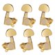 thumbnail image 1 of Juego de 6 clavijas de afinación selladas de 3 cuerdas para guitarra acústica y eléctrica. dorado, 1 of 9