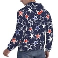 thumbnail image 6 of Salouo Watercolor Stars Pattern Men's Fall Hoodie Sweatshirt,Sport Hoodie with Pockets for Men Pullover Casual Hooded Sweatshirt-Small, 6 of 7