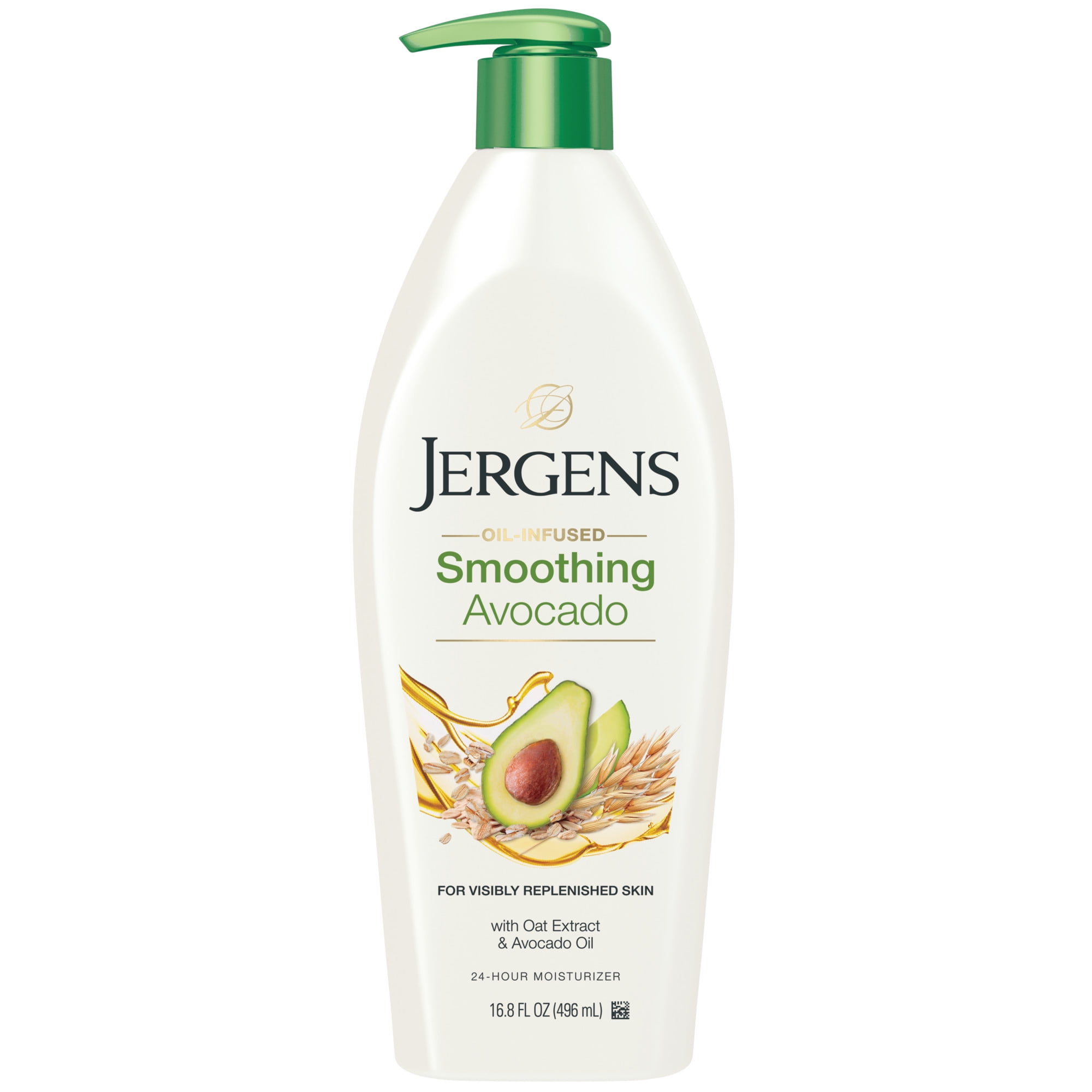 Jergens OilInfused Smoothing Avocado Body Lotion, 16.8 fl oz