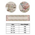 thumbnail image 6 of Xipuska Spring Floral Bed Runners for Queen Size Bed, Decorative Bed Throws for Foot of Bed, Watercolor Botanical Rustic Farmhouse Bed Runner Sofa Throw Bedding Scarf Protector Slipcover for Bedroom, 6 of 6