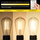 thumbnail image 5 of Bombillas LED Gozelux Vintage Edison de 6 W, 60 W, equivalente a intensidad regulable, 2700 K, 5 of 7