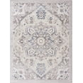 thumbnail image 2 of Hauteloom Bakir Living Room, Bedroom Area Rug - Traditional - High Pile - Gray, Blue - 7'9" x 9'6", 2 of 15
