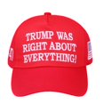 thumbnail image 2 of Jusqu'à 10$ Casquettes de Baseball Rouges, Chapeau MAGA Tout Garni, Chapeaux 2024 4547 avec Drapeau USA, 2 of 6