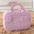 thumbnail image 2 of Hello Kitty Storage Case Suitcase Box Large capacity Cosmetic Bags Portable Travel Handbag Carrying  A Nice Gift, 2 of 9