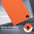thumbnail image 5 of ELEHOLD Silicone Case For iPad 6th Generation Heavy Duty Shockproof Cover, Slim&Lightweight, Soft Skin-Friendly, Anti-Scratch Protective Tablet Cover, Orange, 5 of 8