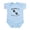 Sky Blue, variant on CafePress - Mommys Workout Partner Body Suit - Baby Light Bodysuit, Size Newborn - 24 Months