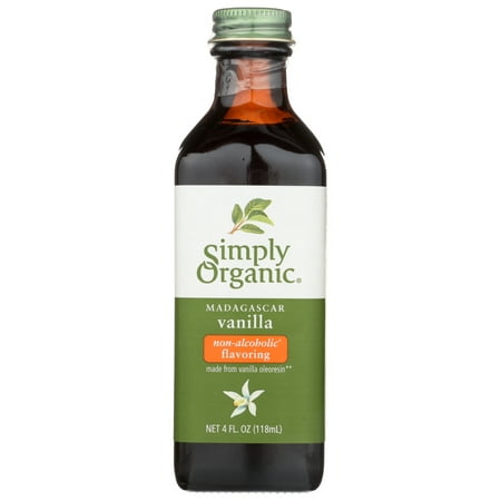 Simply Organic Vanilla Flavoring Organic  4 Fl Oz