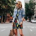 thumbnail image 4 of Fotbe Parrot Vestido de Verano sin Mangas para Mujer – Vestido Midi Línea A, Estilo Camiseta Floral, Vestido Playero Casual y Fluido, 4 of 7