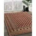 thumbnail image 2 of Ahgly Company Indoor Square Traditional Saffron Red Southwestern Area Rugs, 3' Square, 2 of 6