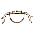 thumbnail image 4 of Metal Purse Frame DIY Craft Frame Clutch Frame Arch Kiss Clasp Lock Metal Bag Frame for Handmade Handbag Bag Hardware Sewing Gold 20.5cm, 4 of 8