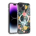 thumbnail image 2 of Cute Floral Print Scratch Resistant Clear Back Cover Case for iPhone 14/13, Compatible with MagSafe Magnetic Charging, 2 of 7